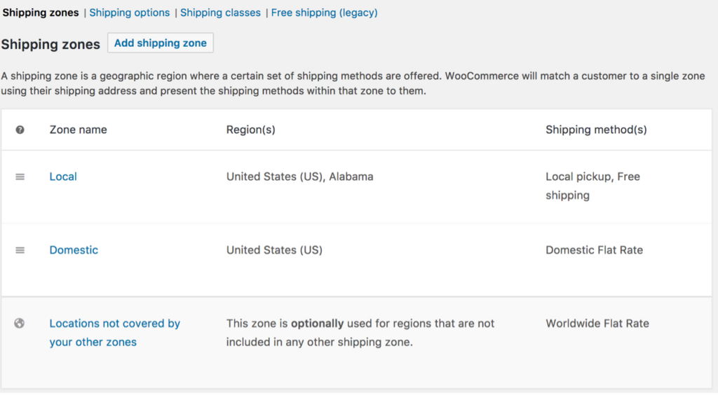 Set Up Shipping