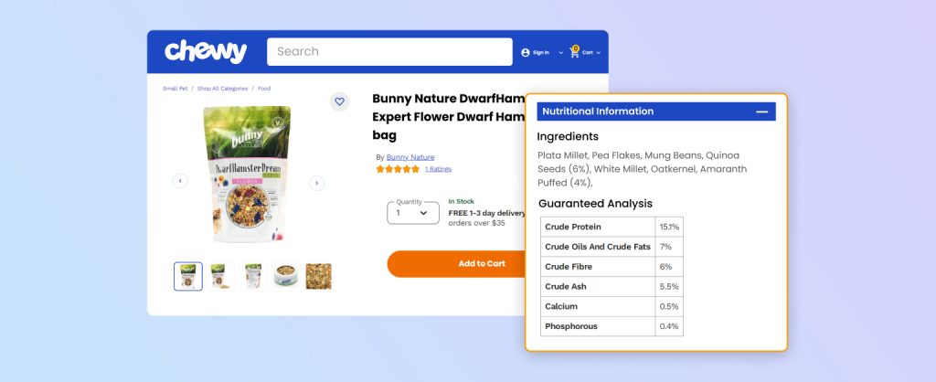 Write a Detailed ingredient Analysis if Relevant
