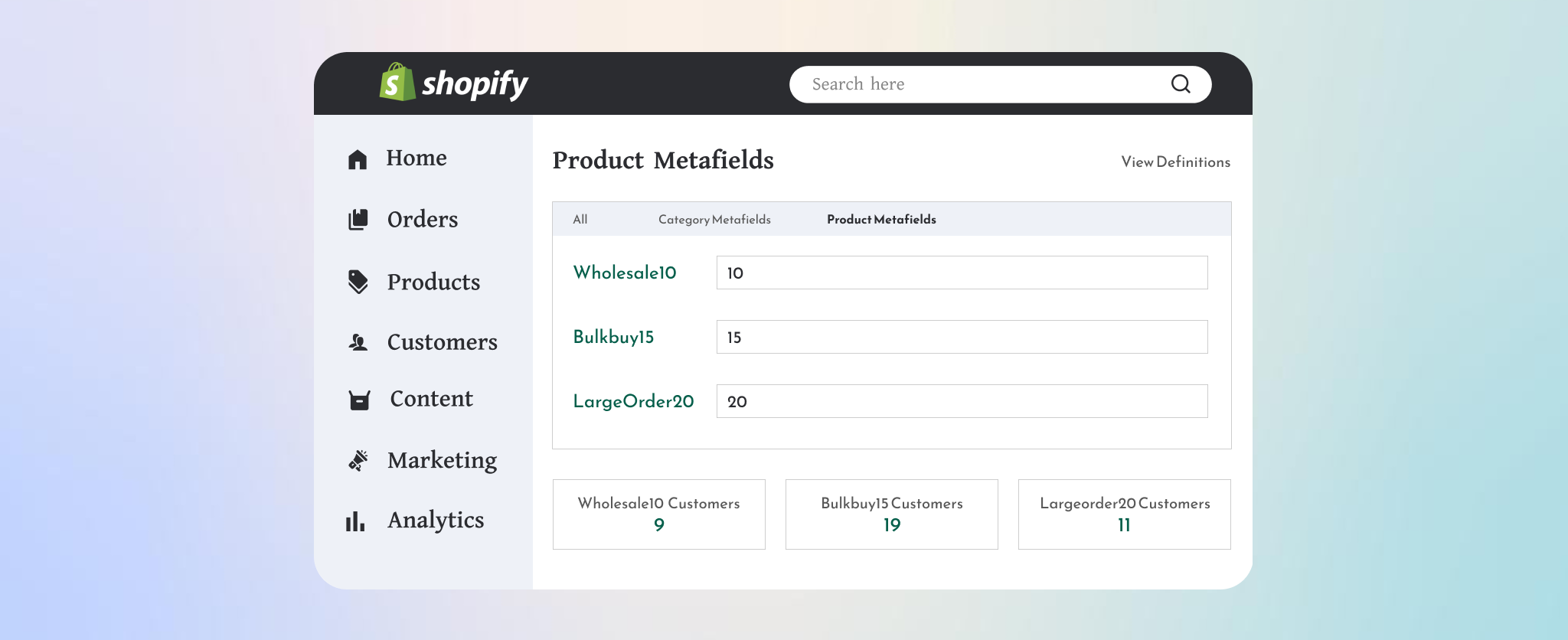 Shopify B2B wholesale pricing