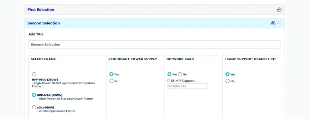 Configurator with multiple device setup