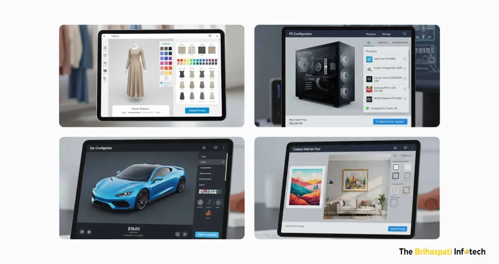 Applications of product configurator software