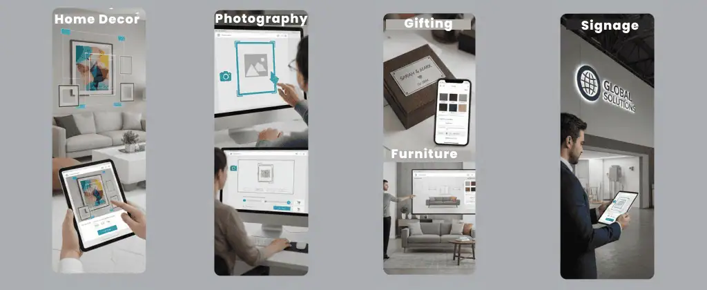 Visual Frame Builder Applications