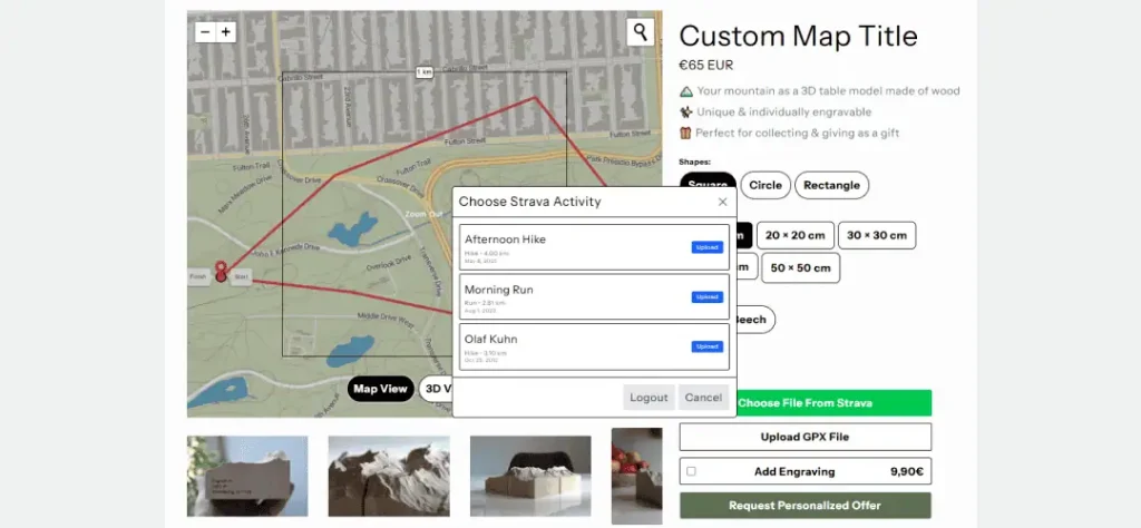 Strava and GPX Integration