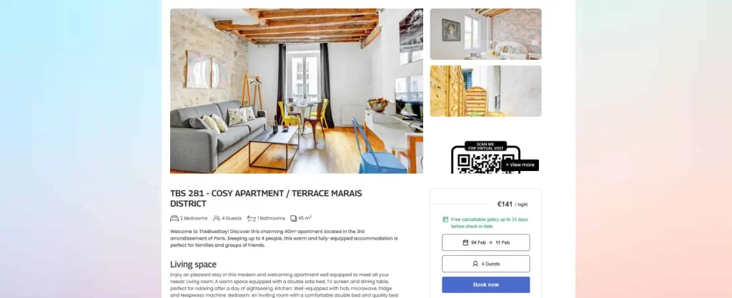 WordPress Website connected with RentalReady API