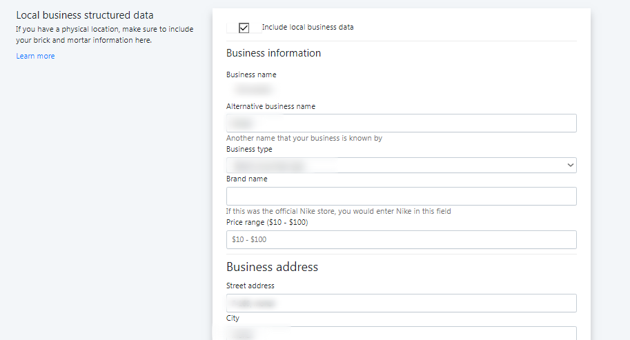 ECommerce business submission